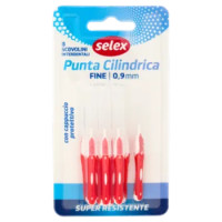 Selex Scovolini Interdentali Punta Cilindrica Fine 0,9 Mm 8 Pezzi