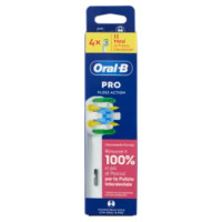 Oral-B Testine Di Ricambio Pro Floss Action Bianche Spazzolino Elettrico Denti Ricaricabile 4 Pz