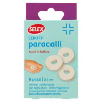Selex Cerotti Paracalli Tondi In Lattice Monoformato Diametro 3 Cm 8 Pezzi