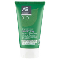 Armonia & Benessere Crema Mani Protettiva Bio Con Succo Aloe, Olio Tamanu e Olio Lavanda 75 Ml