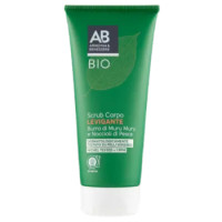 Armonia & Benessere Scrub Corpo Levigante Bio Con Burro Muru Muru e Noccioli Di Pesca 200 Ml