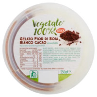 Selex Vegetale 100% Gelato Fior Di Soia Bianco e Cacao Senza Latte 250 g