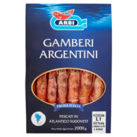 Arbi Gamberi Argentini Interi - Congelati 2000 g