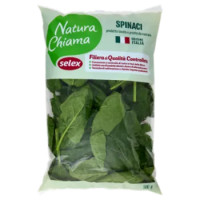 Selex Natura Chiama Spinaci Lavati e Pronti Da Cuocere 500 g