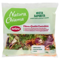 Selex Natura Chiama Insalata Mista Saporita Lavata e Pronta Per Il Consumo 160 g