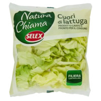 Selex Natura Chiama Cuori Di Lattuga Lavati e Pronti Per Il Consumo 200 g