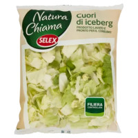 Selex Natura Chiama Cuori Di Iceberg Lavati e Pronti Per Il Consumo 250 g