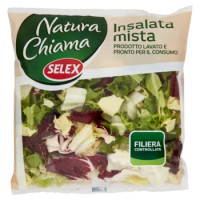 Selex Natura Chiama Insalata Mista Lavata e Pronta Per Il Consumo 200 g