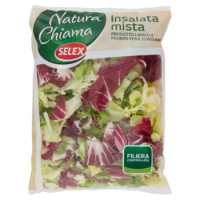 Selex Natura Chiama Insalata Mista Lavata e Pronta Per Il Consumo 350 g