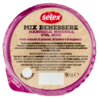 Selex Mix Benessere Con Mandorle, Nocciole, Uva e Noci 90 g