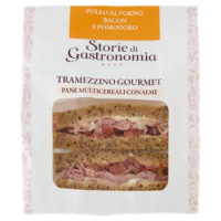 Storie Di Gastronomia Tramezzino Gourmet Farcito Pollo Al Forno, Bacon e Pomodoro 2x80 g