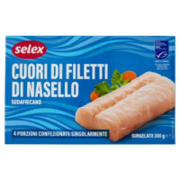 Selex Cuori Di Filetti Di Nasello Surgelati 300 g