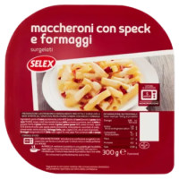 Selex Maccheroni Con Speck e Formaggi Surgelati 300 g