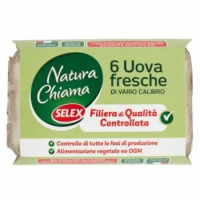 UOVA SENZA ANTIBIOTICI NATURA CHIAMA SELEX X6 GR.330