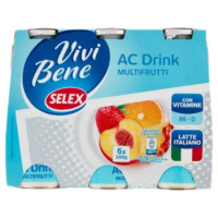 Selex Vivi Bene Ac Drink Multifrutti Con Vitamine B6, D 6x100 g