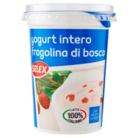 Selex Yogurt Intero Fragola Con Frutta In Pezzi 500 g