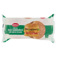 Selex Pane Per Maxi Hamburger Con Semi Di Sesamo 300 g