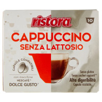 Ristora Cappuccino Senza Lattosio Capsule Compatibili Con Macchine Nescafè Dolce Gusto 10 x 11 g