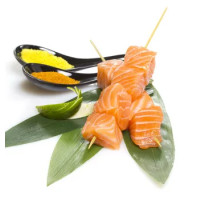 Arrosticini Di Salmone+Verdure