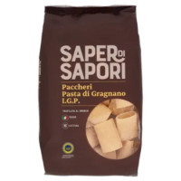 Selex Saper Di Sapori Pasta Di Semola Di Gragnano I.G.P. Paccheri 500 g