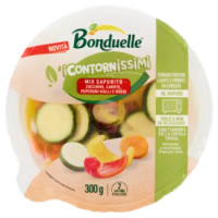 Bonduelle i Contornissimi Mix Saporito Zucchine, Carote, Peperoni Gialli e Rossi 300 g