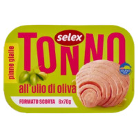 Selex Tonno All'Olio Di Oliva 6x70 g