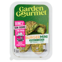 GARDEN GOURMET Burger Mini Vegano Di Spinaci e Carote 2 Porzioni 160g