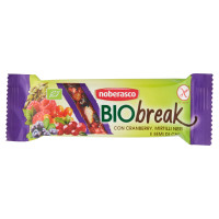 Noberasco Biobreak Con Cranberry, Mirtilli Neri e Semi Di Chia 35 g
