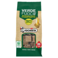 Fochista Verdefuoco Accendifuoco Per Barbecue, Camini e Stufe 96 Cubi 580 g