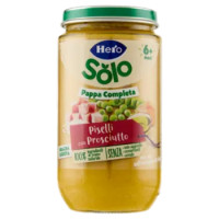 Hero Solo Pappa Completa Piselli Con Prosciutto 235 g