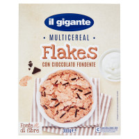 IL GIGANTE Multicereal Flakes Con Cioccolato Fondente 300 g