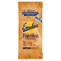 Emulsio Ravviva Panni Parquet Olio Di Mandorla e Legno Di Sandalo 12 Pz