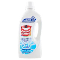 Omino Bianco Bianco Vivo 2in1 Detersivo + Sbiancante 35 Lavaggi 1400 Ml