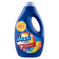 Dash Power Detersivo Liquido Lavatrice, Azione Extra-Igienizzante Capi Colorati, 18 Lavaggi 900 Ml