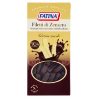 Fatina Filetti Di Zenzero Ricoperti Con Cioccolato Extrafondente 150 g