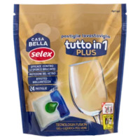 Selex Casa Bella Detersivo Per Lavastoviglie Pastiglie Tutto In 1 Plus 24 Pezzi