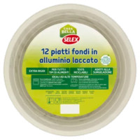 Selex Casa Bella Piatti Fondi In Alluminio Laccato 12 Pezzi