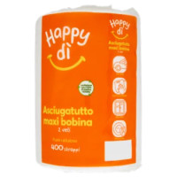 Happy Dì Asciugatutto 2 Veli Bobina 400 Strappi