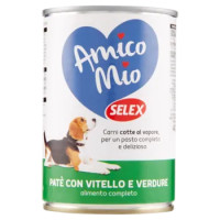 Selex Amico Mio Cane Paté Con Vitello e Verdure 400 g