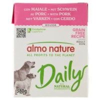 Almo Nature Daily Adult Dog Mousse Con Maiale 380 g