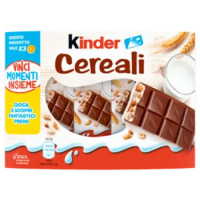 Kinder Cereali Tavolette Di Cioccolato Con Ripieno Al Latte e Ai 5 Cereali 9 Pezzi 211 g