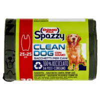 Domopak Spazzy Clean Dog Sacchetti Per Cani Con Manici 25x25cm 30 Pz