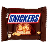 Snickers Barretta Snack Al Cioccolato Al Latte Con Arachidi X3 150 g