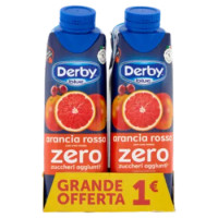 Derby Blue Arancia Rossa Con Uva Rossa Zero Zuccheri Aggiunti* 2 x 300 Ml