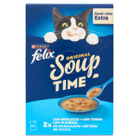FELIX Soup Time Original Merluzzo, Tonno, Platessa 6x48g