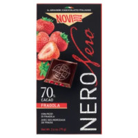 Novi NeroNero 70% Cacao Fragola 75 g