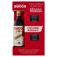 Zucca Rabarbaro 70 Cl + 2 Bicchieri In Regalo