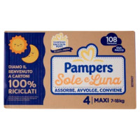 Pampers Sole e Luna Esapack 4 Maxi 108 Pz