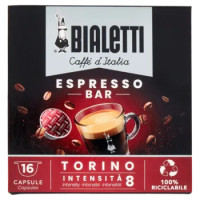 Bialetti Caffè D'Italia Espresso Bar Torino 16 Capsule 112 g