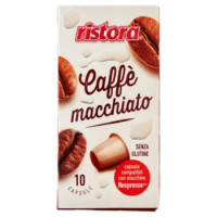 Ristora Caffè Macchiato Capsule Compatibili Con Macchine Nespresso* 10 x 3 g